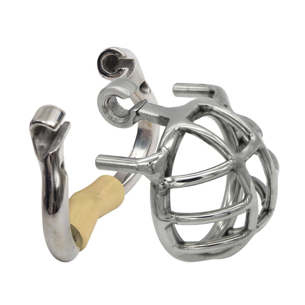 Ergonomic Stainless Steel Stealth Lock Male Chastity Device,Cock Cage, Penis Lock,Cock Ring,Chastity Belt,S091
