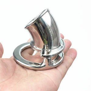 Light Stainless Steel Front End Open Type Chastity Cage Convenient to Clean Chastity Devices Penis Pendant  Sex Toy BB2-2-92