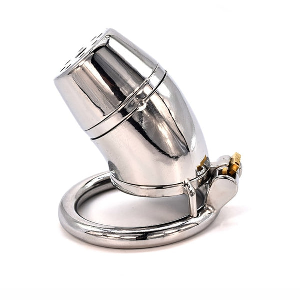 FRRK Long Metal Enclosed Chastity Cage