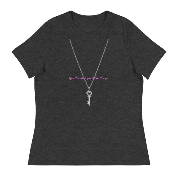 Yes it's what you think it's for -  Women's T-Shirt